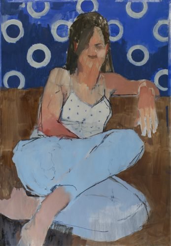 Interior with figure #1
