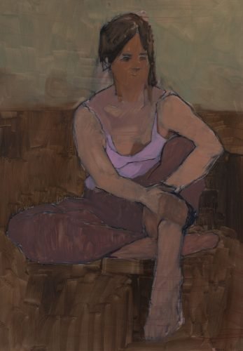 Interior with figure #2
