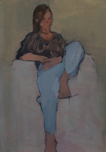 Interior with figure #3